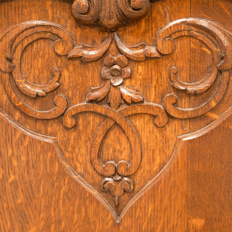 Oak Display Cabinet