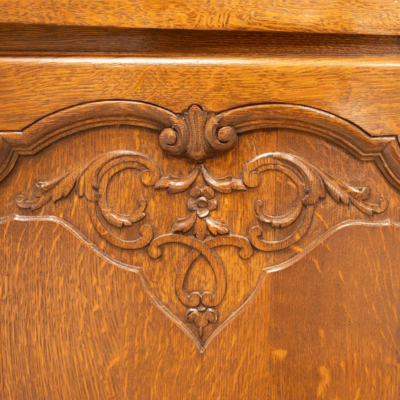 Oak Display Cabinet