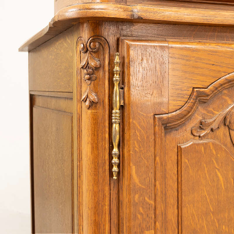 Oak Display Cabinet