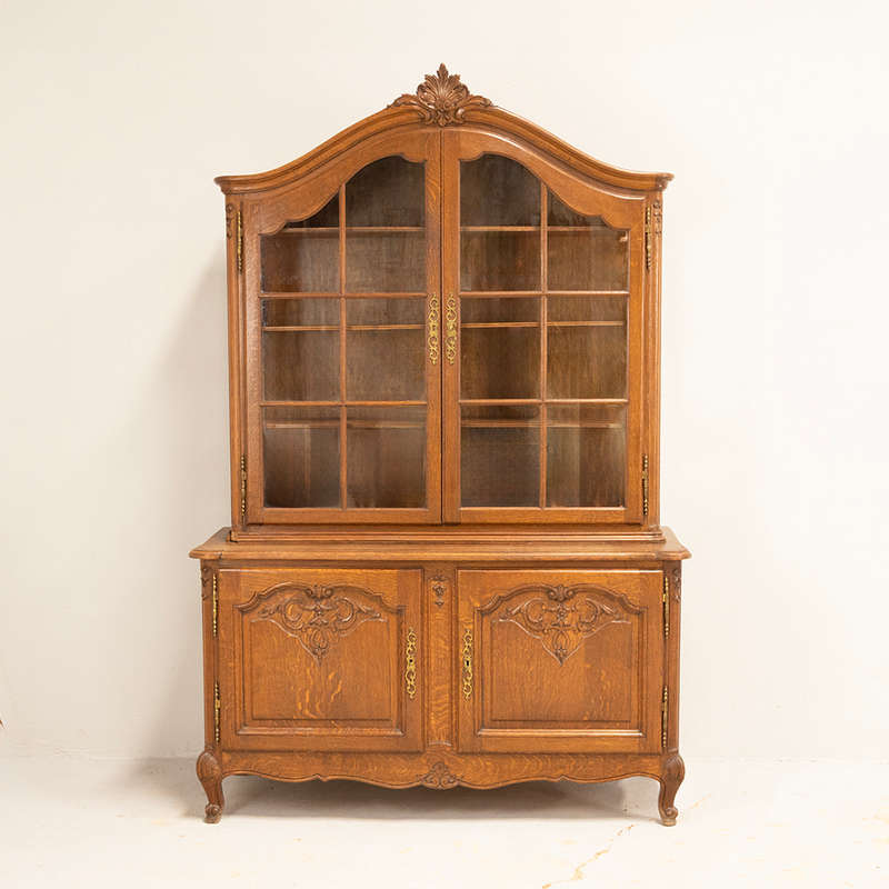 Oak Display Cabinet