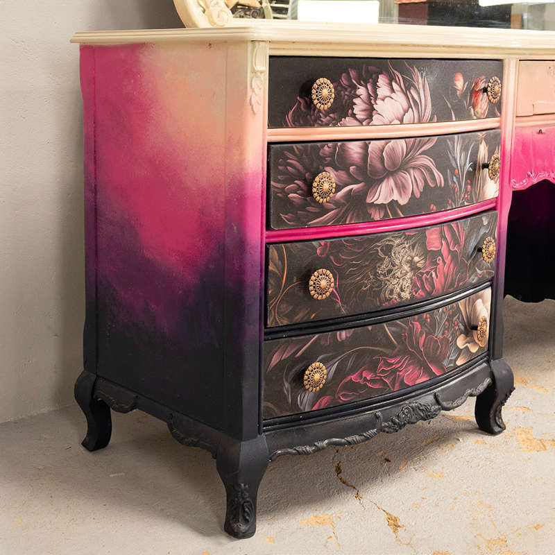 Art in Bloom Dressing Table