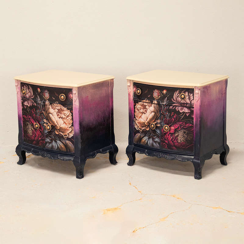 Art in Bloom Pedestals and Headboard