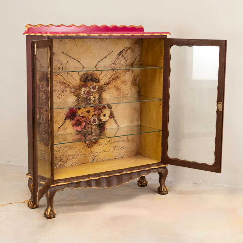 Artistic Display Cabinet