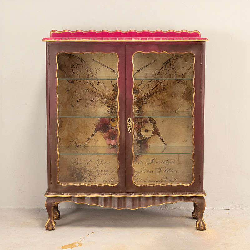 Artistic Display Cabinet