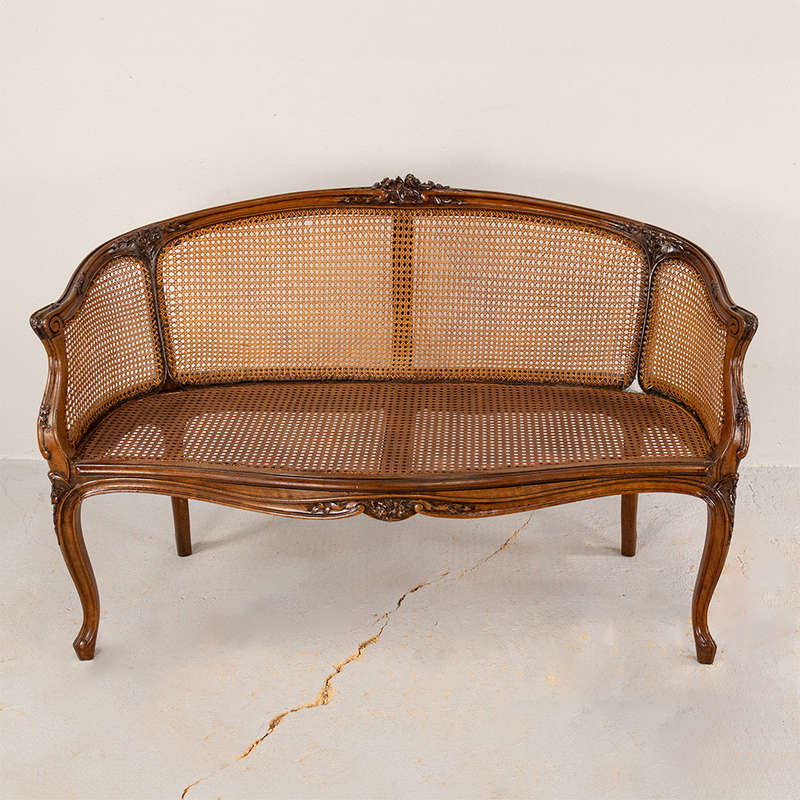 Louis XV Style Basket Sofa