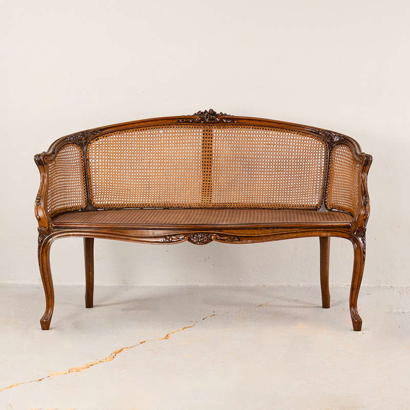 Louis XV Style Basket Sofa