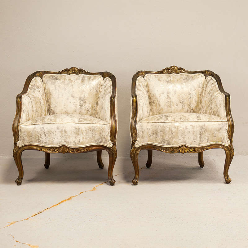 Giltwood Tub Chairs