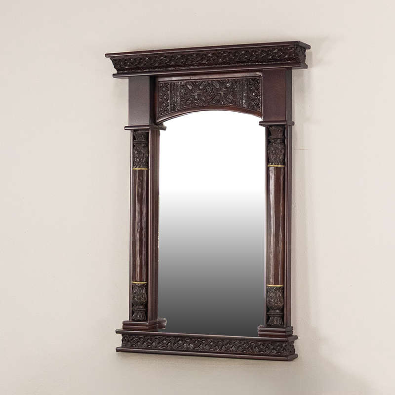 Regal Style Overmantel Mirror