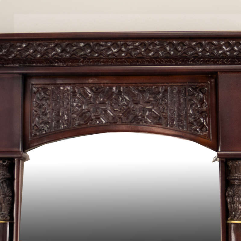 Regal Style Overmantel Mirror