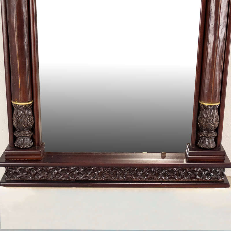 Regal Style Overmantel Mirror