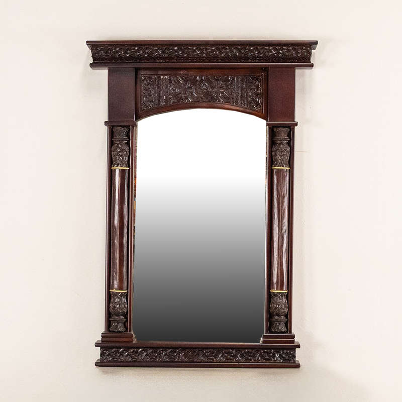 Regal Style Overmantel Mirror