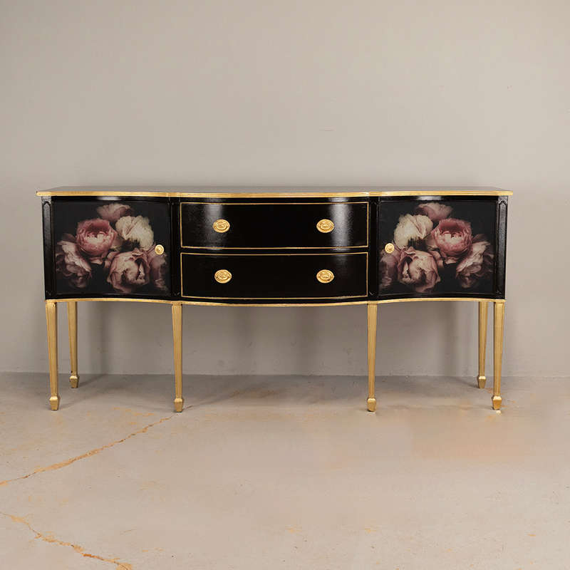 Bloom Gold Gild Sideboard