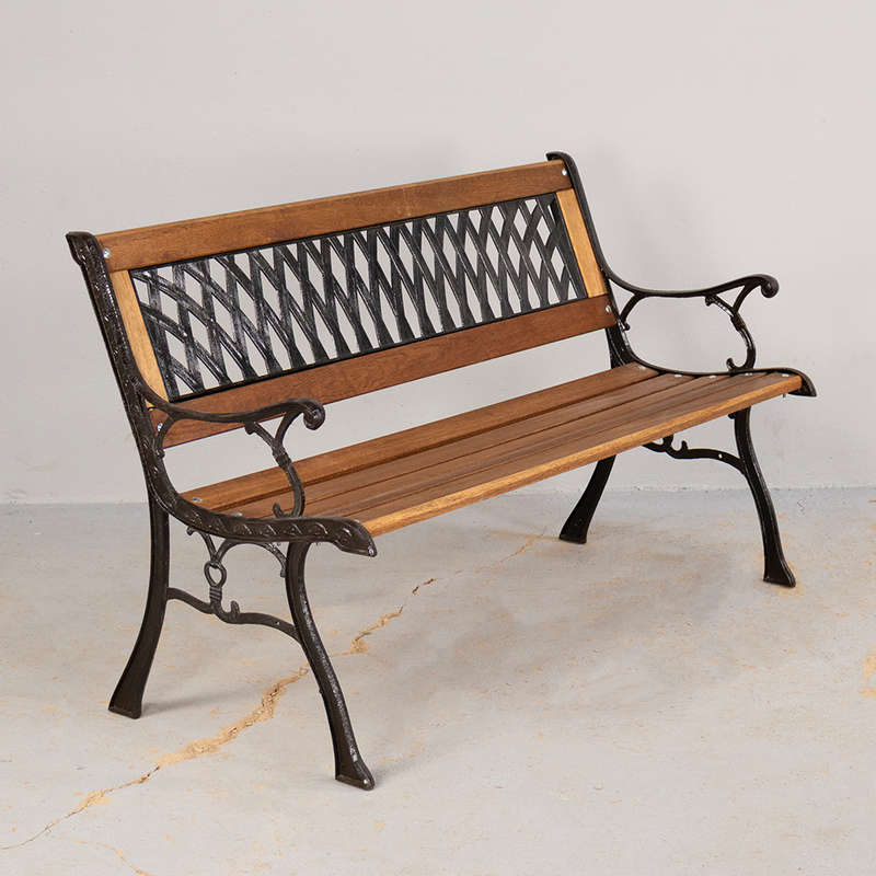 Garden Bench Trellis Back
