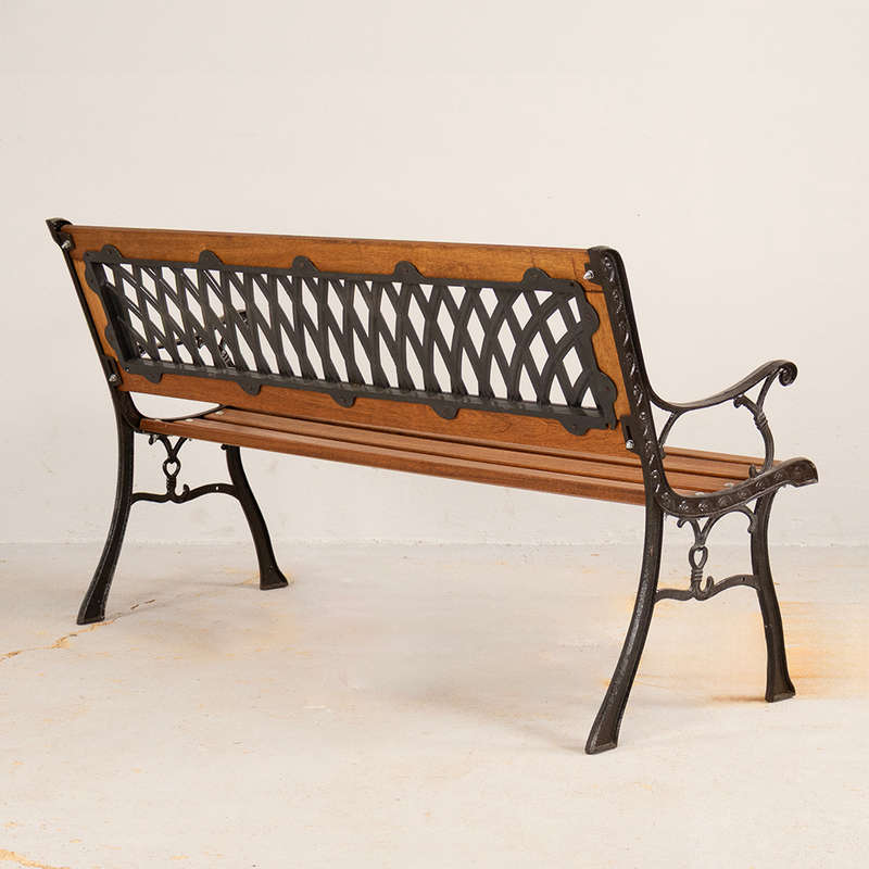 Garden Bench Trellis Back