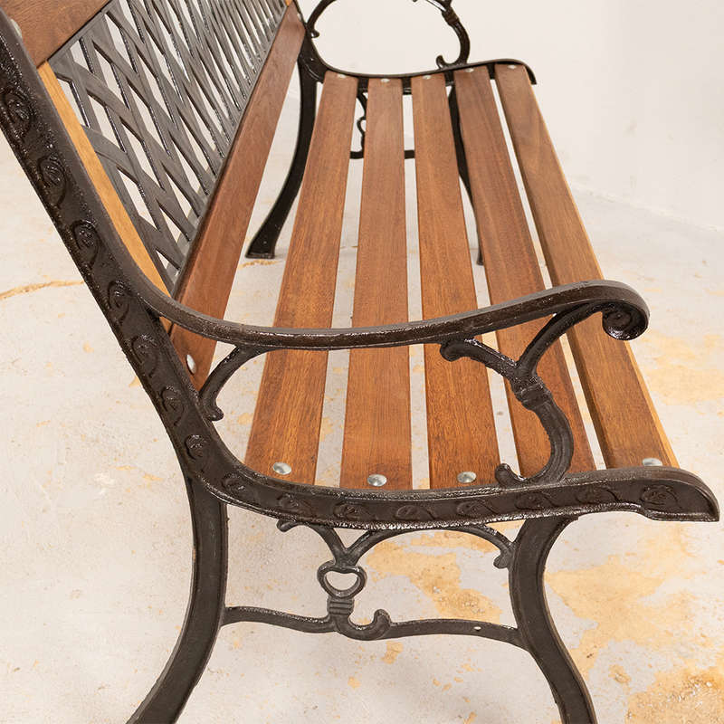 Garden Bench Trellis Back