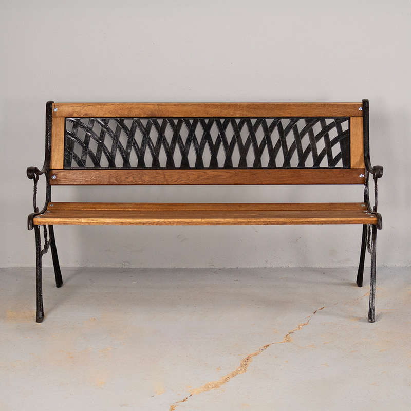 Garden Bench Trellis Back