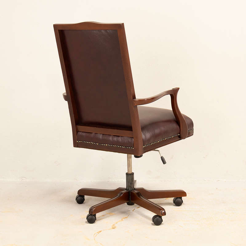 Leather Swivel Office Chair