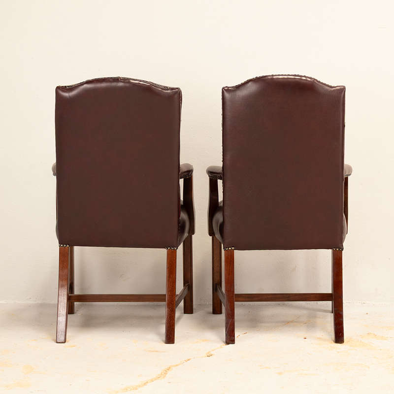 Pair of Leather Office Chairs