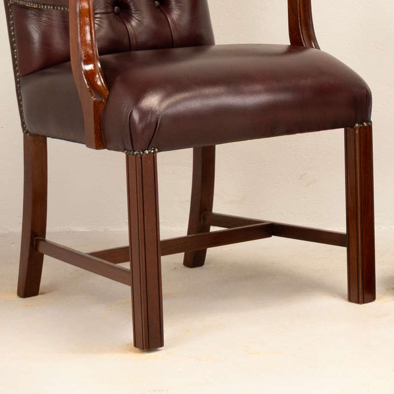 Pair of Leather Office Chairs