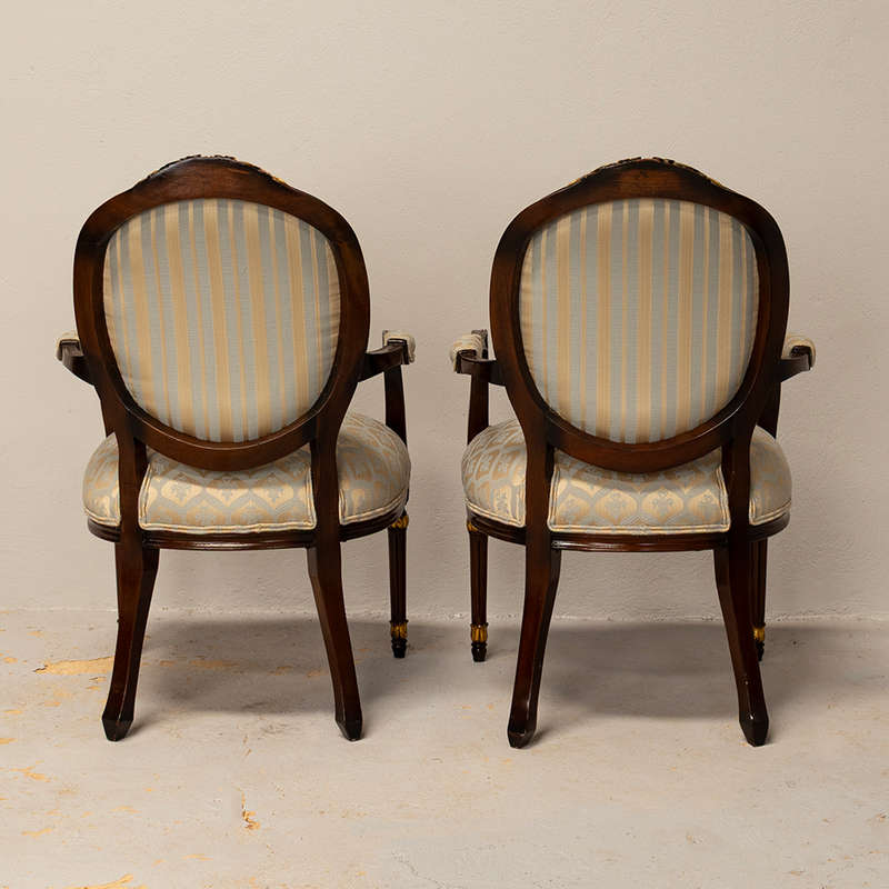 French Empire Style Armchairs