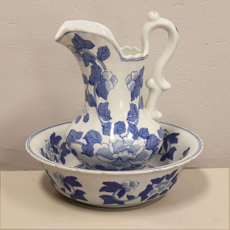Porcelain  Basin and Ewer