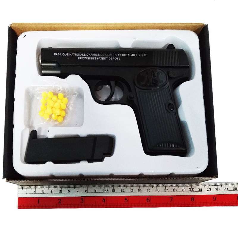 Spring Pistol Toy Gun with Pellets (C17 Browning)