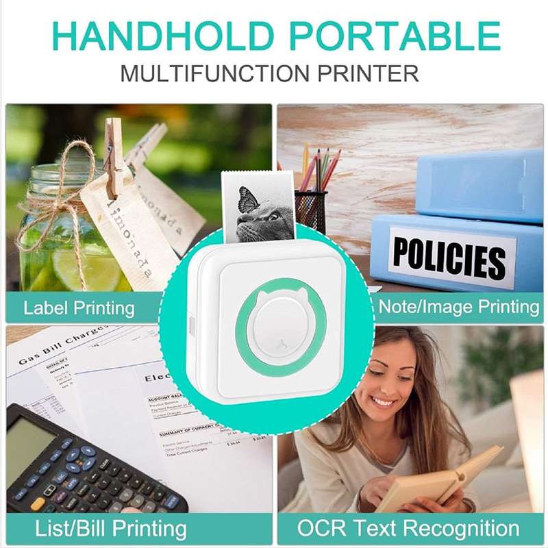 Mini Portable Pocket Thermal Printer (Box Damage)