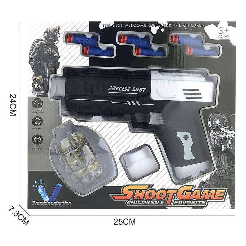 Toy Gun 2 In 1 Nerf Gun and bubble Gun