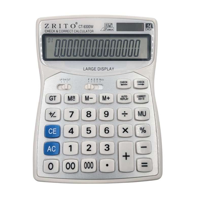 14 Digit Big Screen Calculator