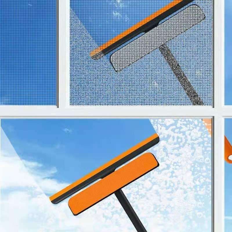 Glass Brush &amp; Squeegee 3 in 1 Multi-Function Screen Cleaning
