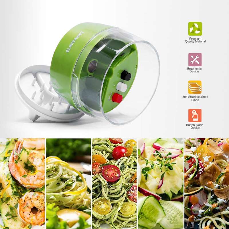 4-in-1 Handheld Vegetable Spiral Slicer