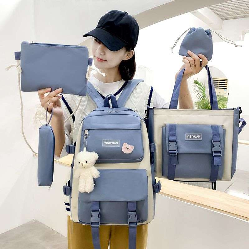 5 Piece Backpack Combo Set