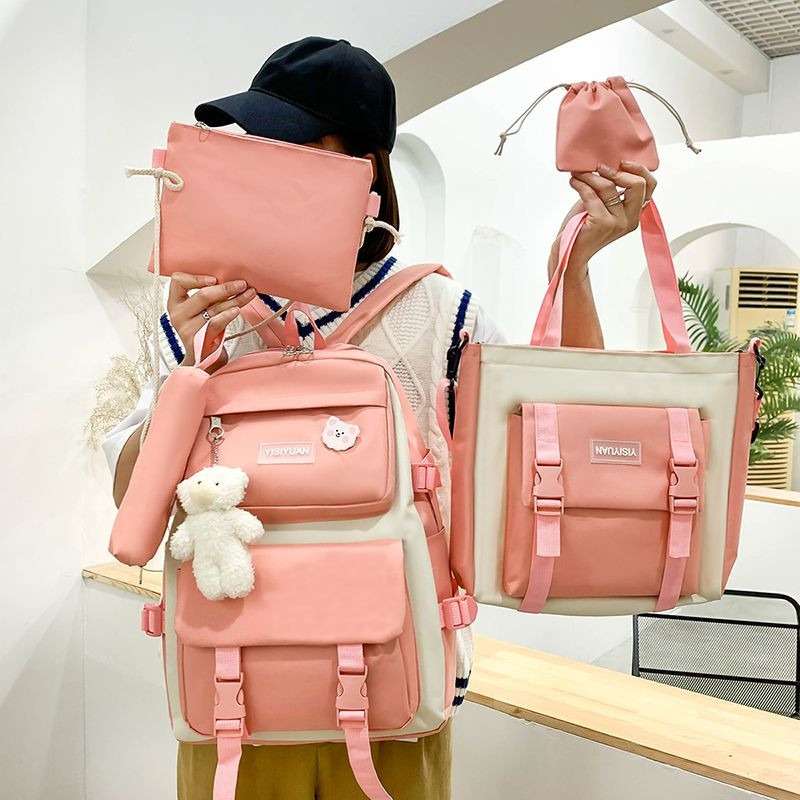 5 Piece Backpack Combo Set
