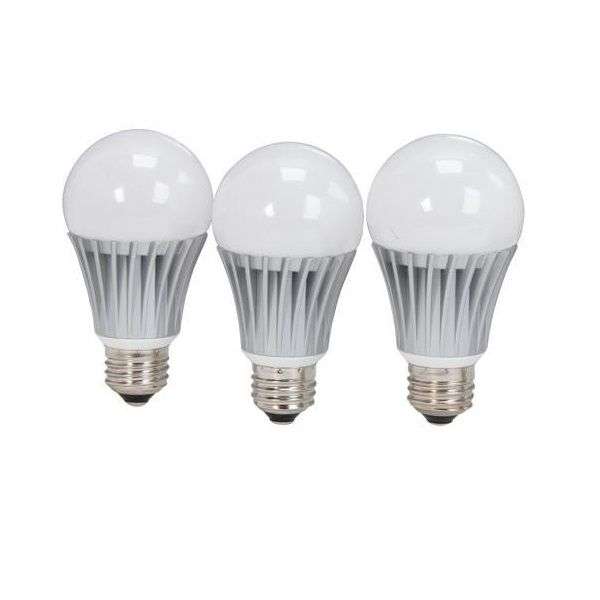 Loadshedding Rechargeable LED Light Bulb 7w - Screw - Cool White - 3 Pack