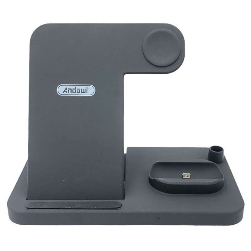 Wireless Fast Charger Dock for iPhone, Apple Watch & AirPods & Pencil Adnowl