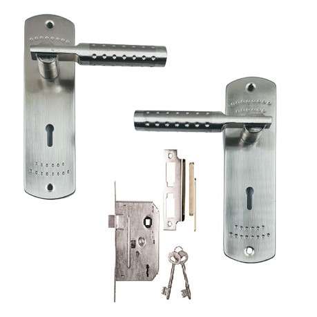 Door Lock Set with Round Design Handles