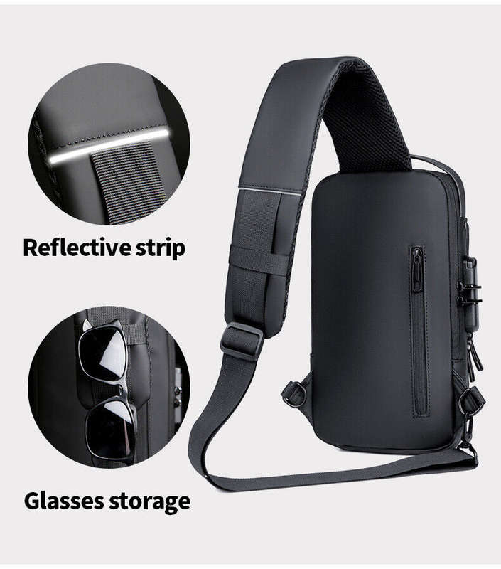 Sport Fashion Sling Bag Male Anti-theft Chest Bag