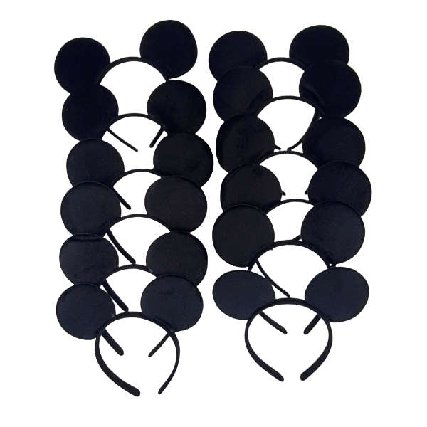 Black Mini/Mickey Mouse Pack of 12