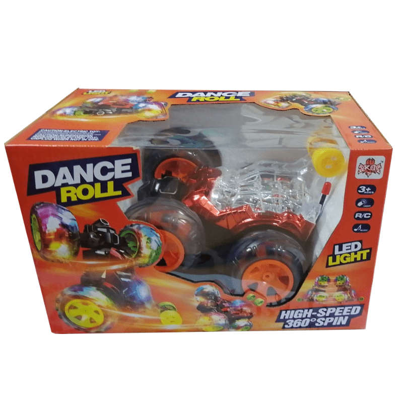Dance Roll Remote Control car with LED Lights & Music