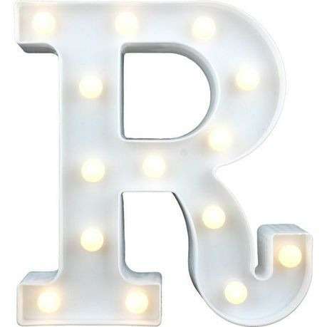 LED Letter Lights White 22cm