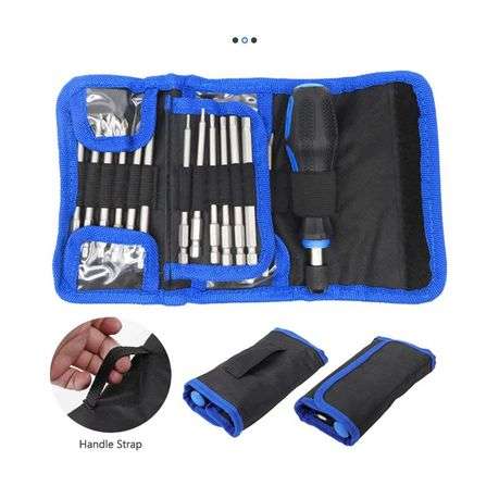 27 Piece Screwdriver Hand Tool Set with Canvas Case