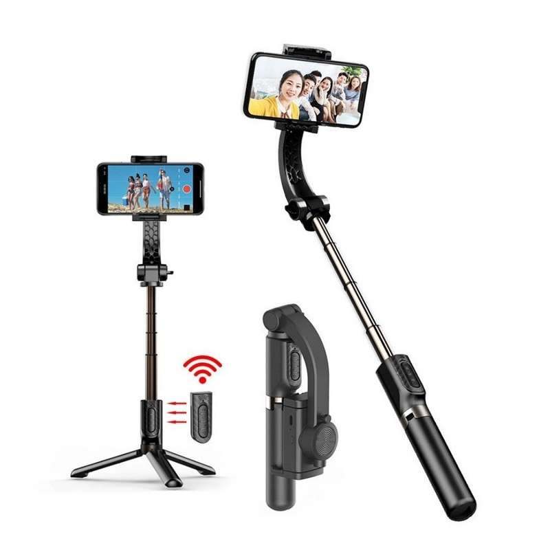 Gimbal Stabilizer Pocket Handheld Selfie Stick Tripod
