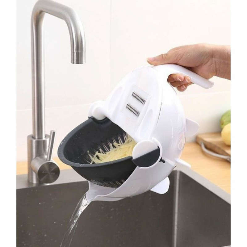 Multi-function Vegetable Cutter Rinser &amp; Pasta Draining Basket