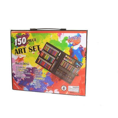 150 Piece Kids Art Set - Drawing Case Kit