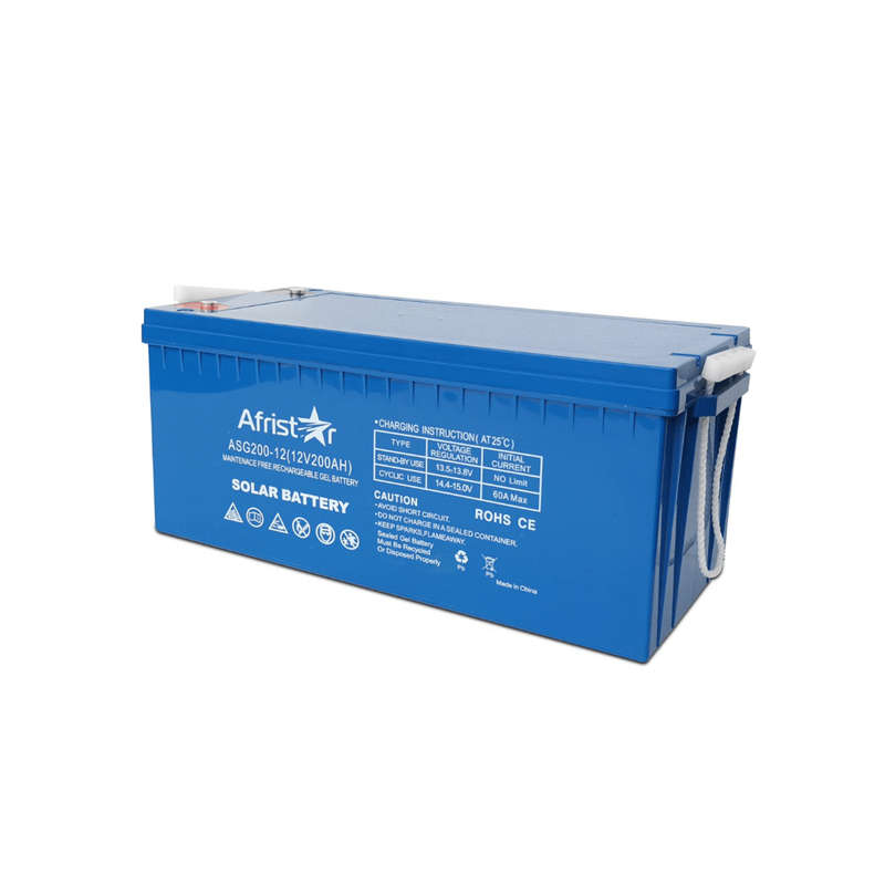 Deep Cycle Gel Battery 12V 200AH Afristar ASG200-12