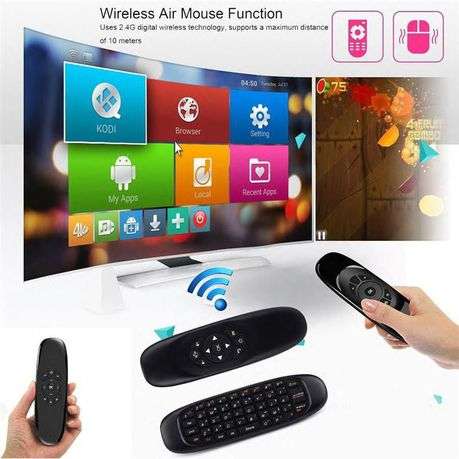 Mini Wireless Air Mouse and Backlit RGB Keyboard