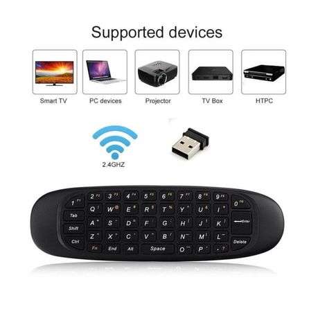 Mini Wireless Air Mouse and Backlit RGB Keyboard