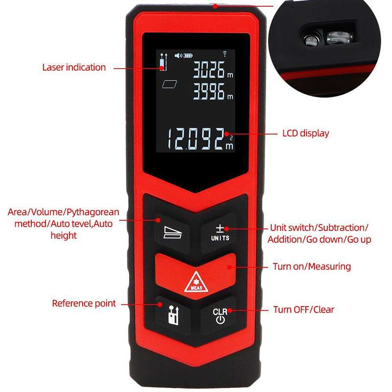 Distance Meter 80M Andowl