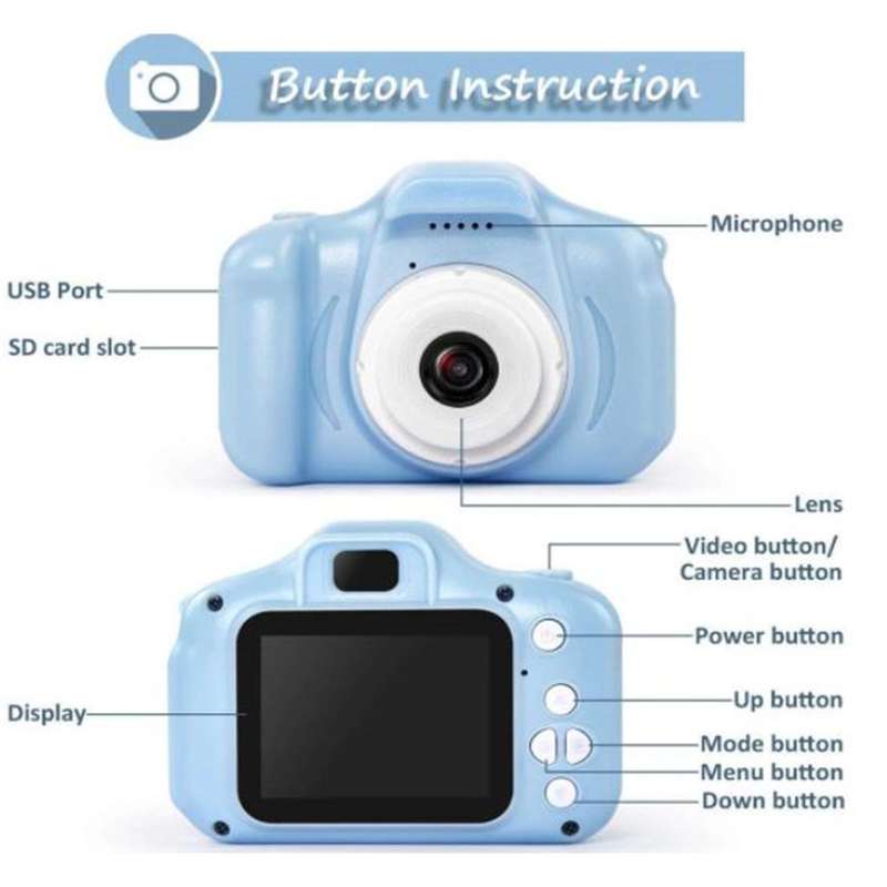 Kids Mini Portable Digital Camera Plus SD Card