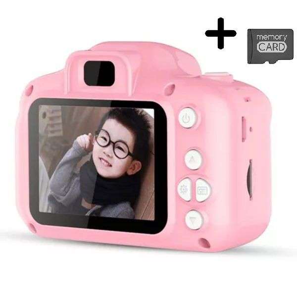 Kids Mini Portable Digital Camera Plus SD Card
